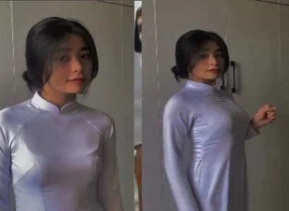 Mông tròn của em nữ sinh áo dài phê sung sướng